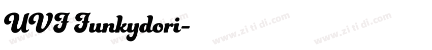 UVF Funkydori字体转换